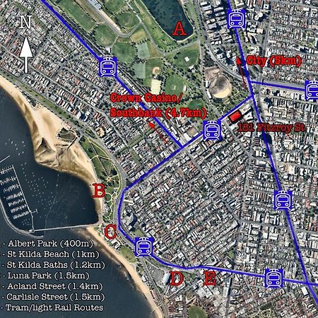 ☆ Heart Of St Kilda ☆ Infinity Pool+Parking+Wifi Διαμέρισμα Μελβούρνη Εξωτερικό φωτογραφία
